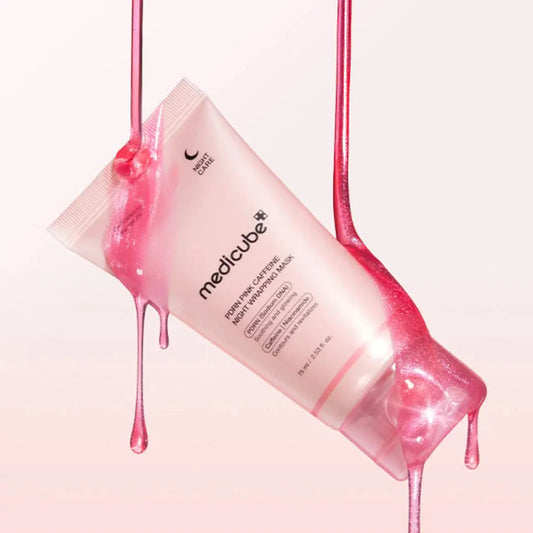 PDRN PINK CAFFEINE NIGHT WRAPPING MASK