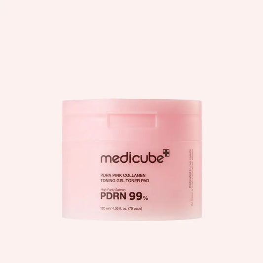 PDRN PINK COLLAGEN TONING GEL TONER PADS